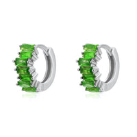Mini Créoles Zircon Colorées — 16 Coloris au Choix | Personnalisables
