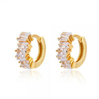Mini Créoles Zircon Colorées — 16 Coloris au Choix | Personnalisables