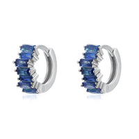 Mini Créoles Zircon Colorées — 16 Coloris au Choix | Personnalisables