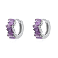 Mini Créoles Zircon Colorées — 16 Coloris au Choix | Personnalisables