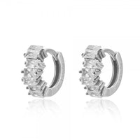 Mini Créoles Zircon Colorées — 16 Coloris au Choix | Personnalisables