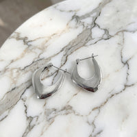 Créoles Géométriques Minimalistes — Or & Argent | Everyday Luxe