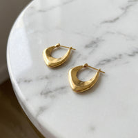 Créoles Géométriques Minimalistes — Or & Argent | Everyday Luxe