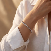 Bracelet Tennis Argent 925 — Zircons Sertis | Collection Prestige