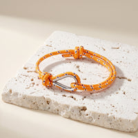 Bracelet Marin Tressé Ancre — Unisexe | 11 Coloris au Choix
