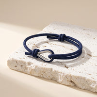 Bracelet Marin Tressé Ancre — Unisexe | 11 Coloris au Choix