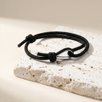 Bracelet Marin Tressé Ancre — Unisexe | 11 Coloris au Choix