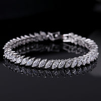 Bracelet Zircon Multicolore — Or Rose & Cristal | Finition Bicolore Luxe